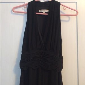 Evan Picone little black halter dress